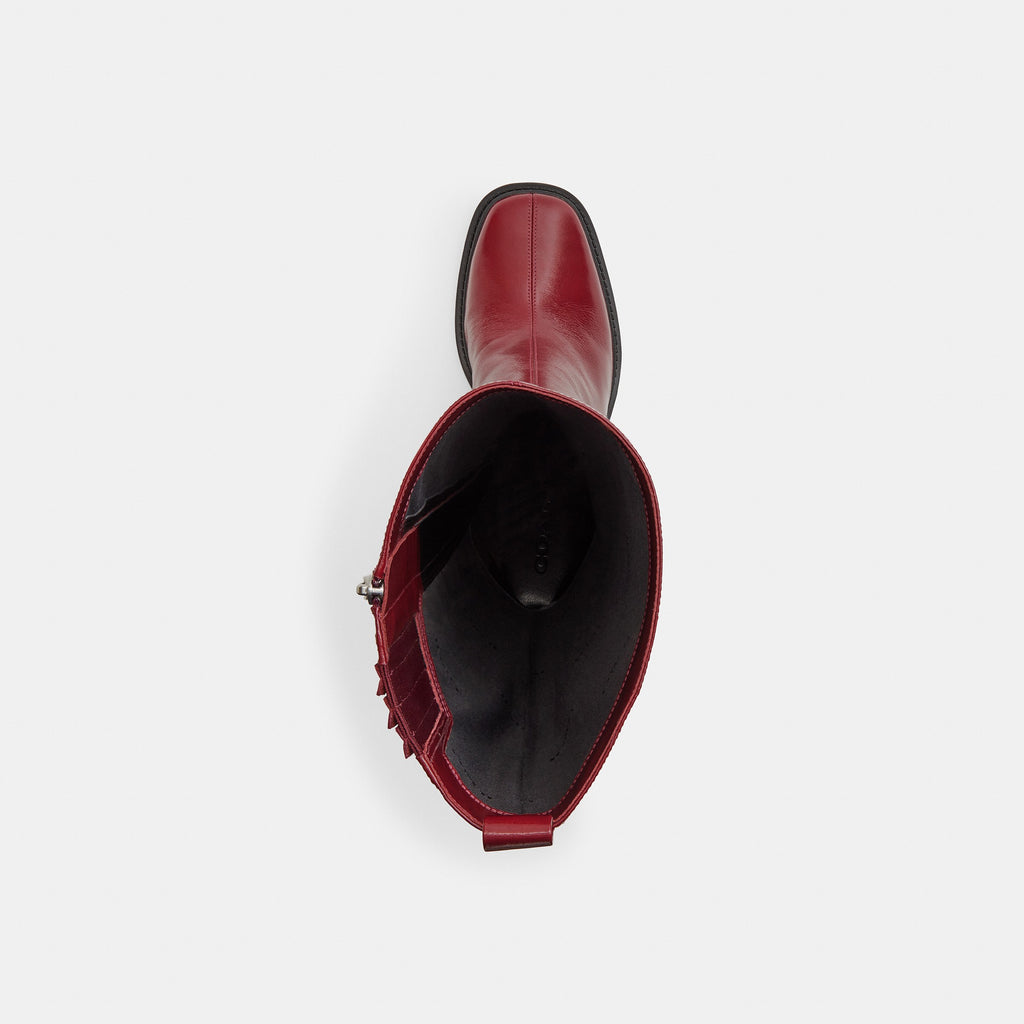 Coach Tall Boot - Dark Cherry (3)