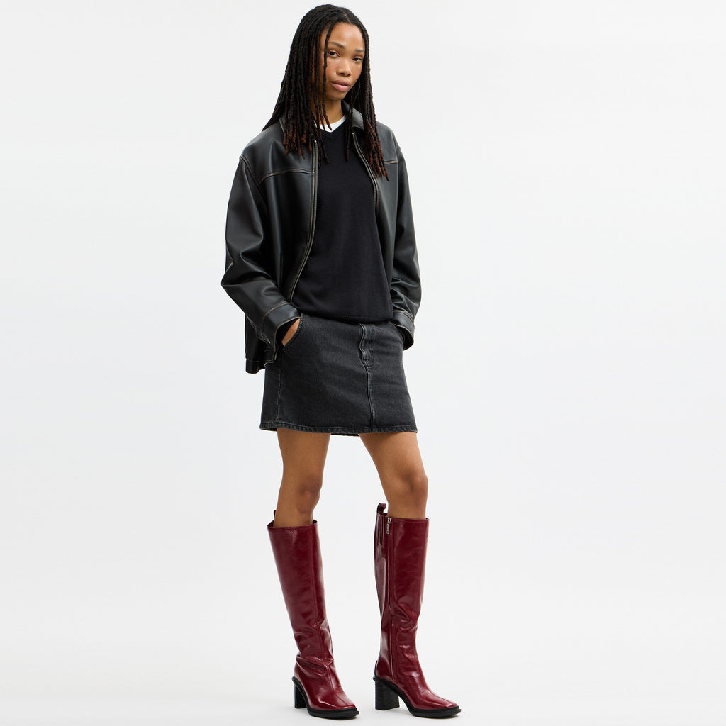 Coach Tall Boot - Dark Cherry (6)