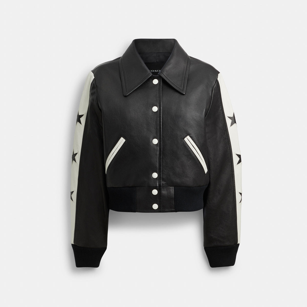 Coach Star Varsity Jacket - Black