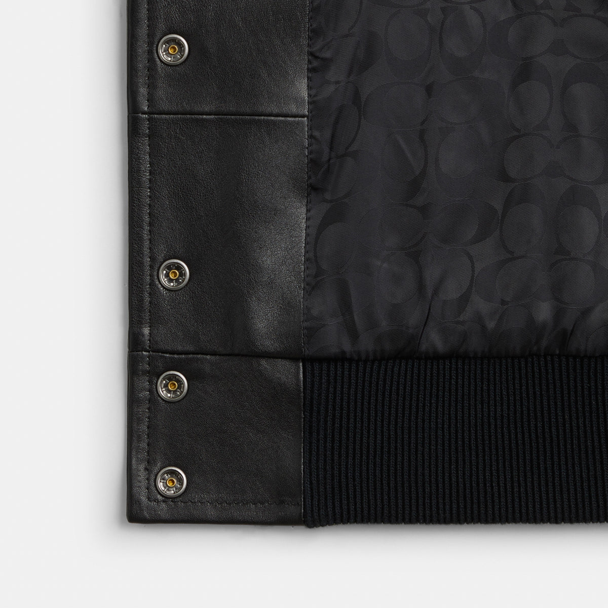 Coach Star Varsity Jacket - Black (2)