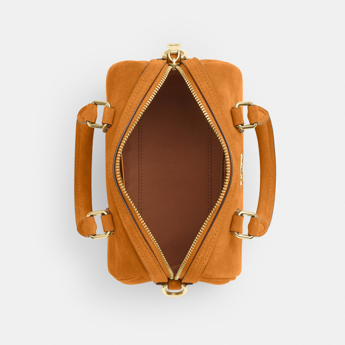 Coach Mini Rowan Crossbody Bag - Gold/Marigold (Women's)