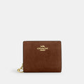 Coach Snap Wallet - Gold/Warm Brown (Women's)
