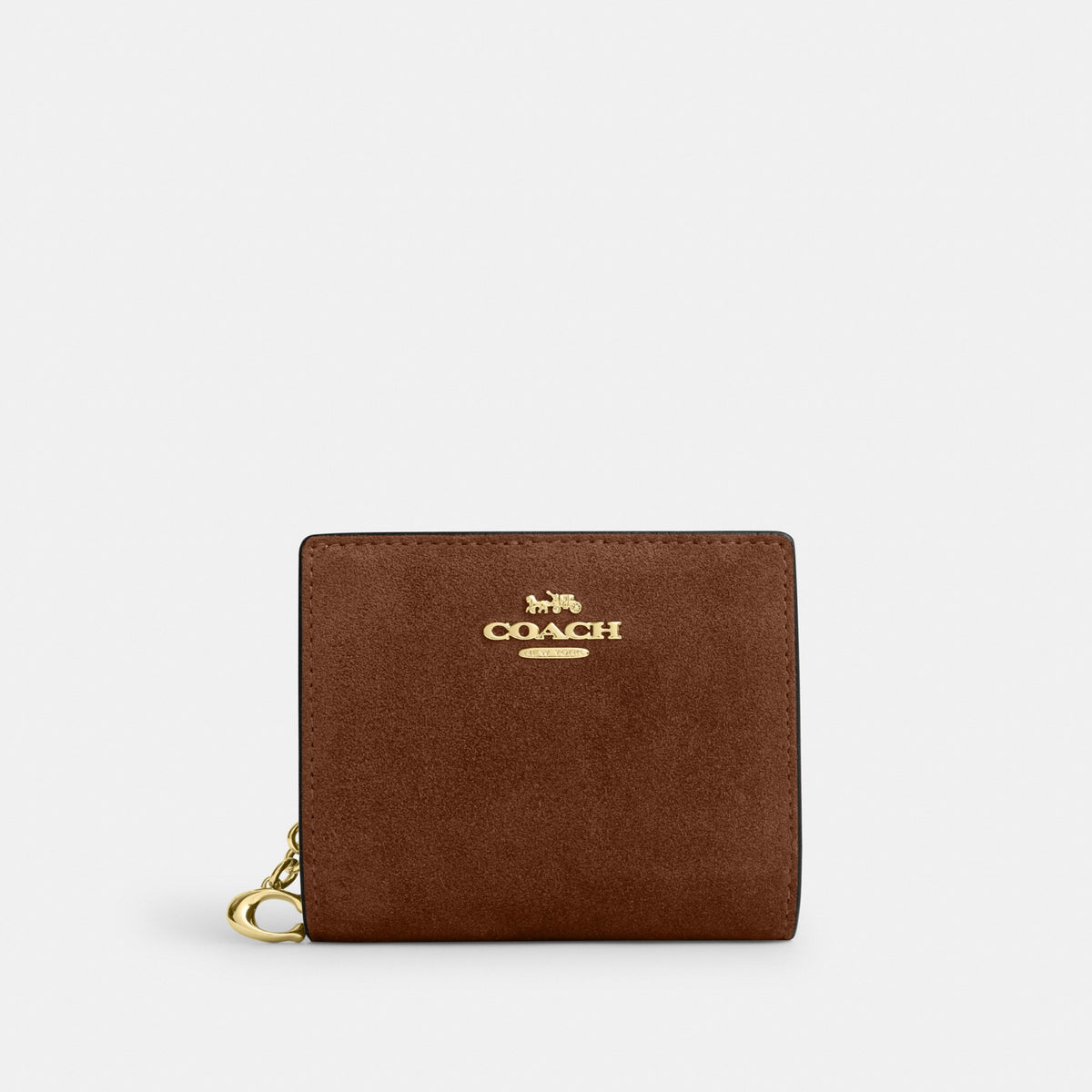 Coach Snap Wallet - Gold/Warm Brown (Women's)