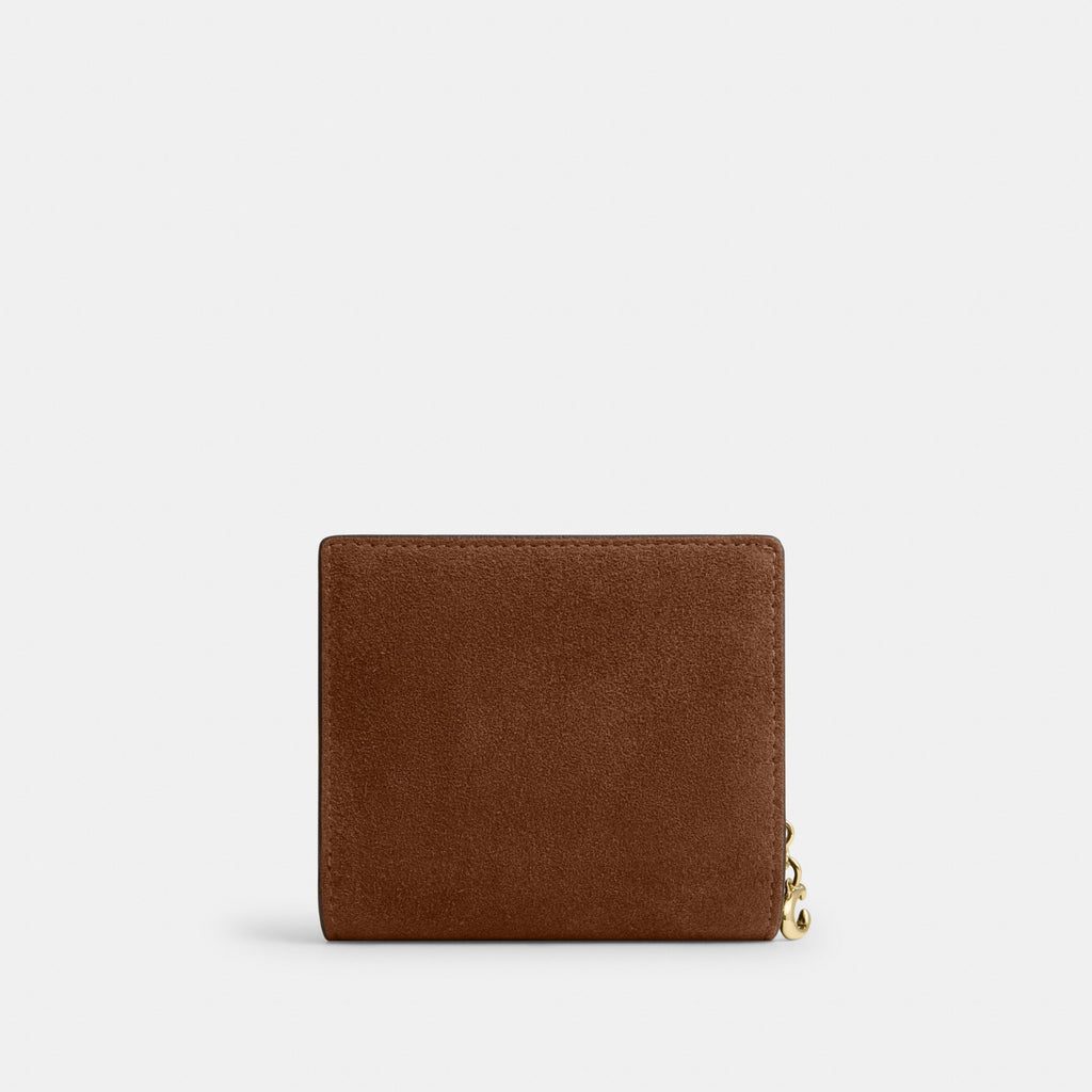 Coach Snap Wallet - Gold/Warm Brown (Women's)