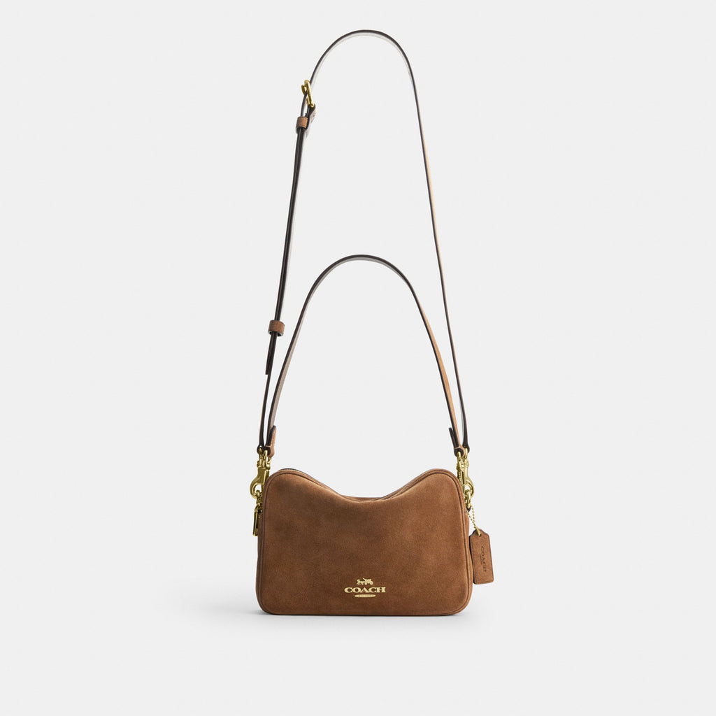 Coach Carey Crossbody Bag - Gold/Cedar (Women's)