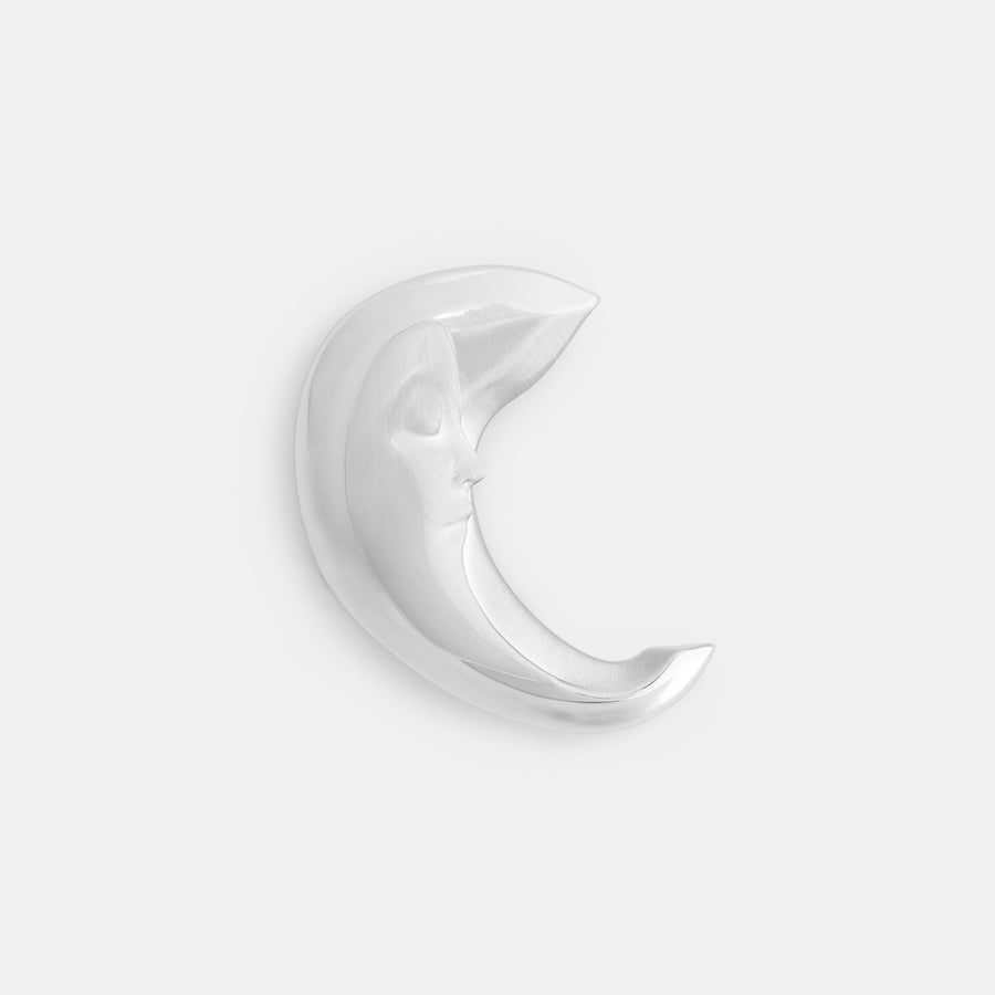 Coach Moon Brooch - Silver (Women's)