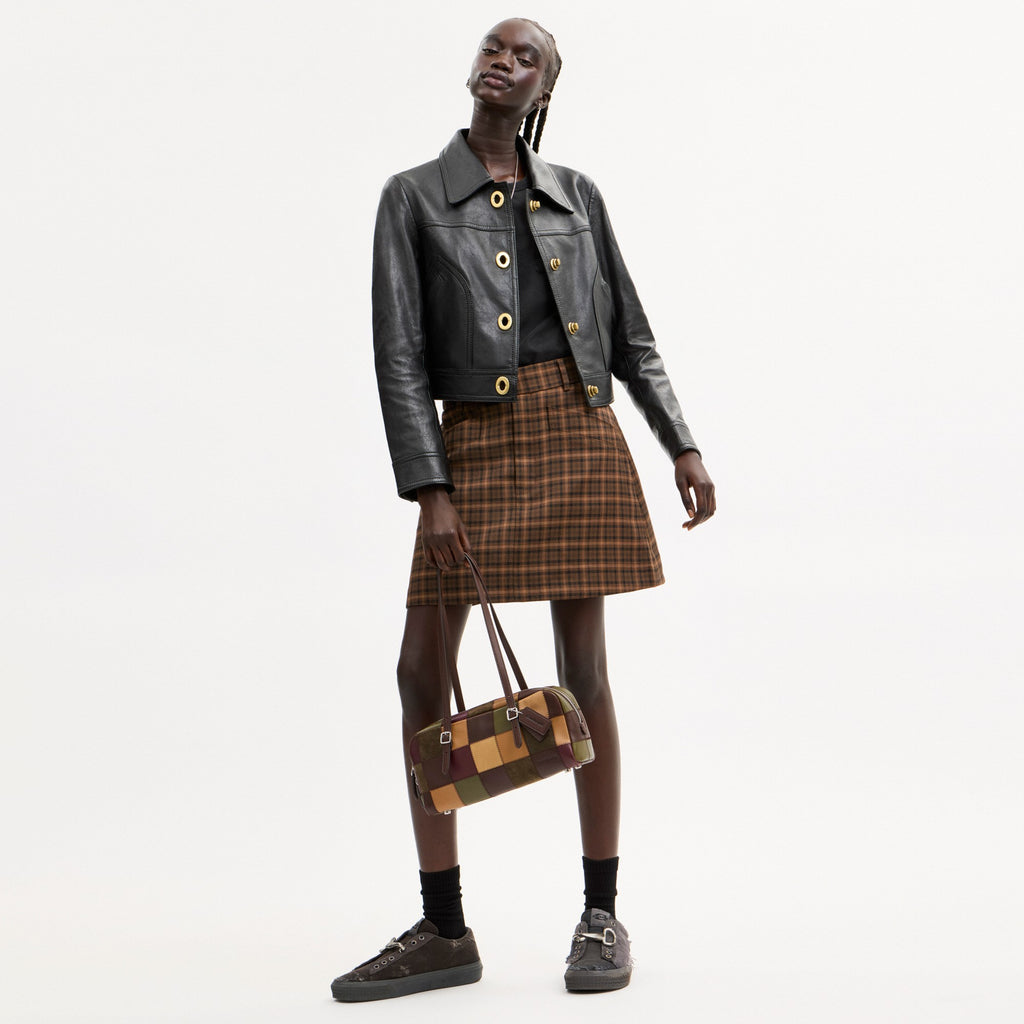 Coach Alter/Ego Slouchy Satchel Bag - Olive Multi (Women's)