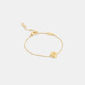 Coach Tea Rose Solitaire Linear Bracelet - Gold (Women's)