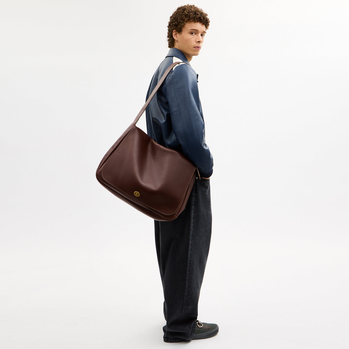 Coach Turnlock Messenger Bag - Maple (4)