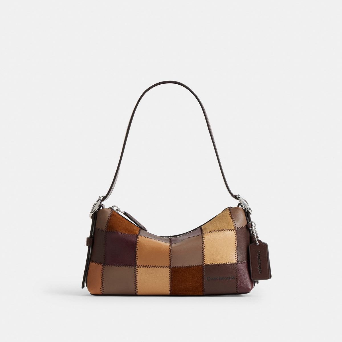 Coach Alter/Ego Small Slouchy Shoulder Bag - Brown/Multi (Women's)