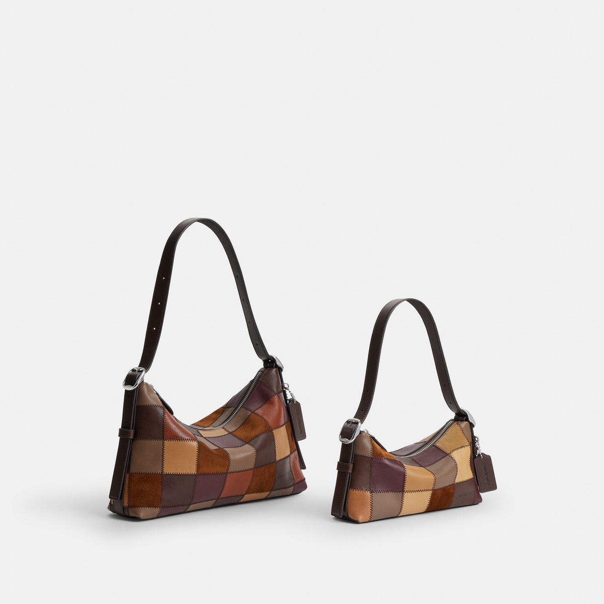 Coach Alter/Ego Small Slouchy Shoulder Bag - Brown/Multi (Women's)
