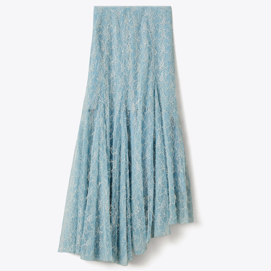 Tory Burch Chantilly Lace Fil Coupé Skirt