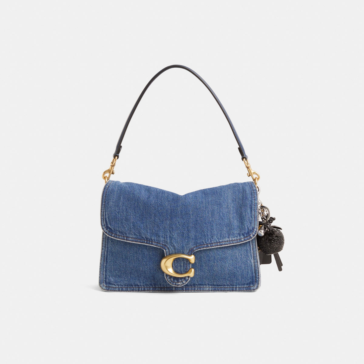 Coach Remade Cluster Bag Charm - Black/Grey Multi (Women's)