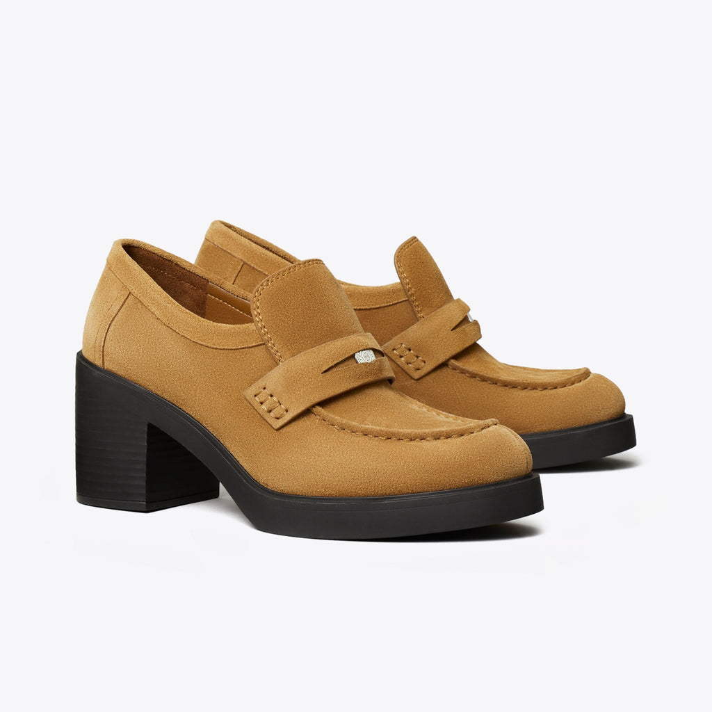 Tory Burch Classic Heeled Lug Loafer - Wild Tabacco