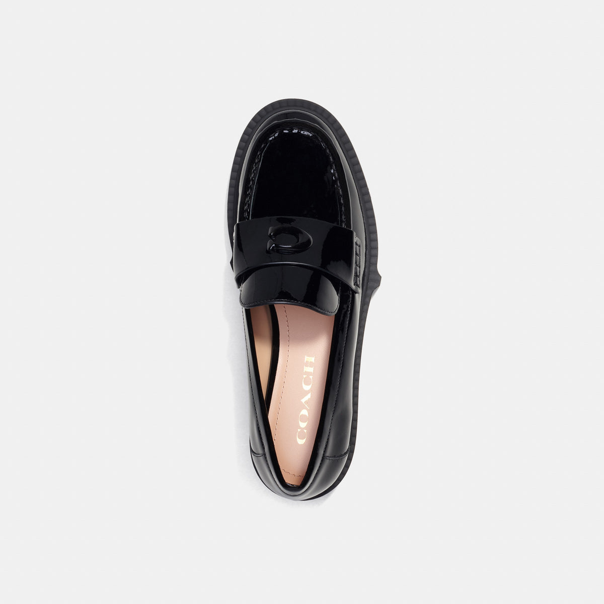 Coach Leah Loafer - Black Patent (3)