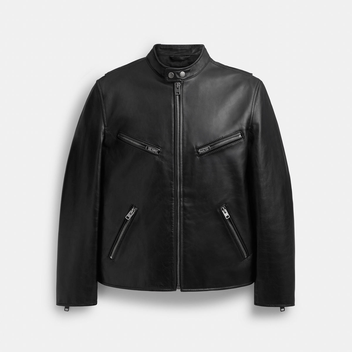 Coach Leather Racer - Black