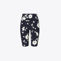 Tory Burch Compression Bike Short - Medium Navy Contrast Floral
