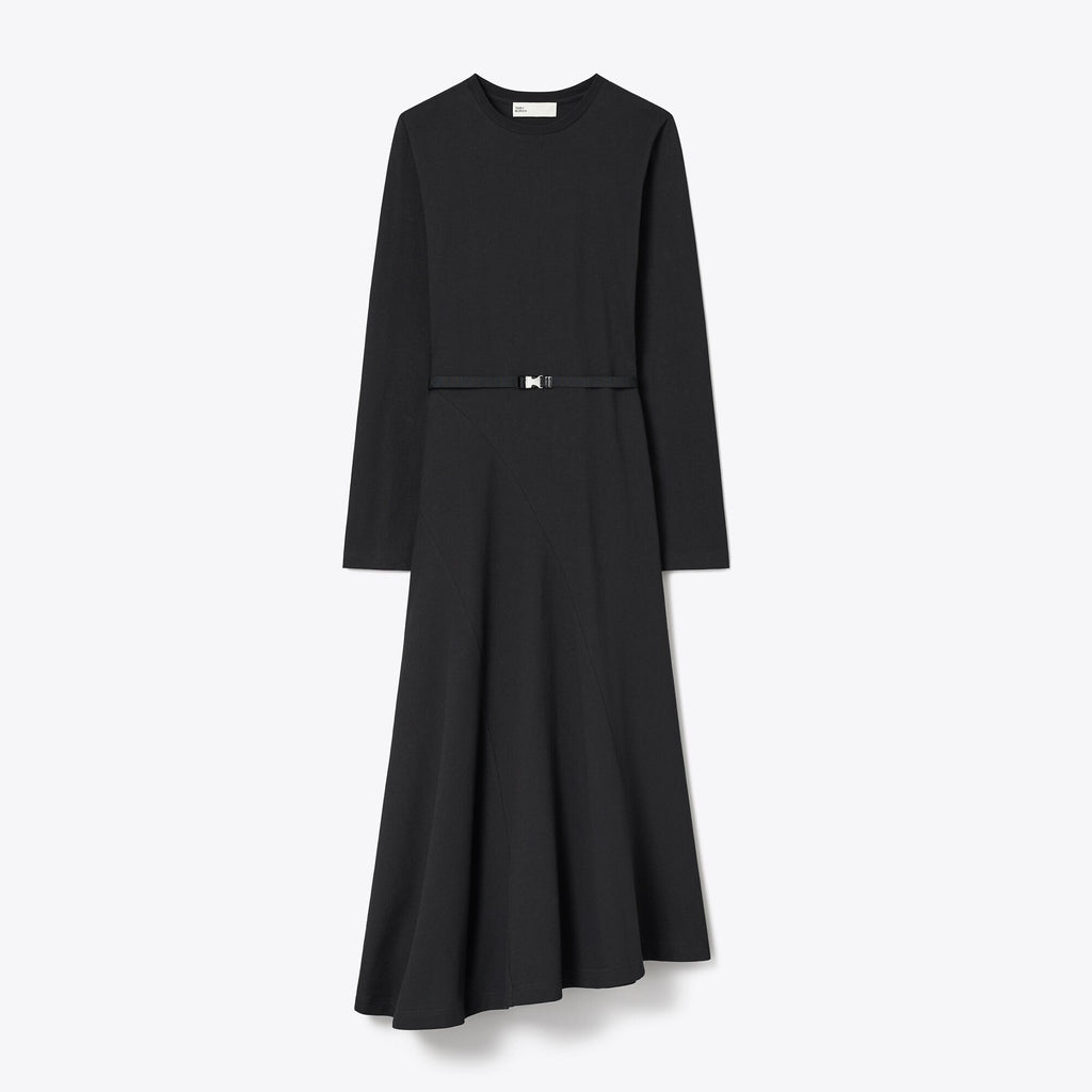 Tory Burch Cotton Flared Dress - Black