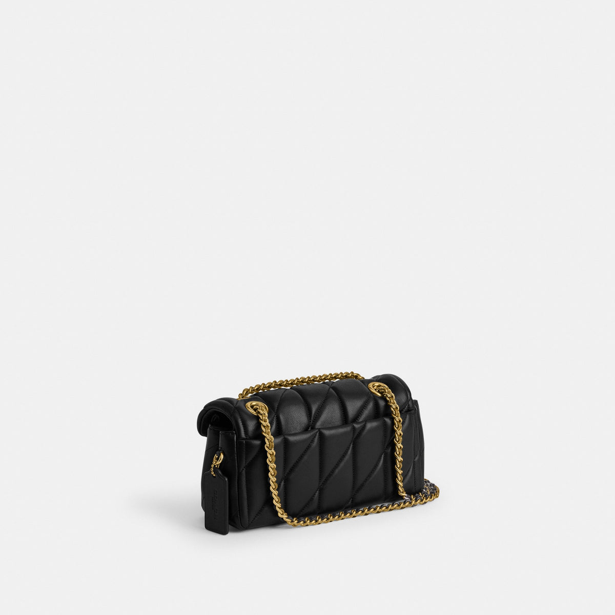 Coach Tabby Shoulder Bag 20 With Pillow Quilting - Brass/Black (Women's)