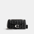 Coach Tabby Shoulder Bag 26 With Pillow Quilting - Silver/Black (Women's)