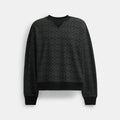 Coach Essential Signature Crewneck - Charcoal Signature