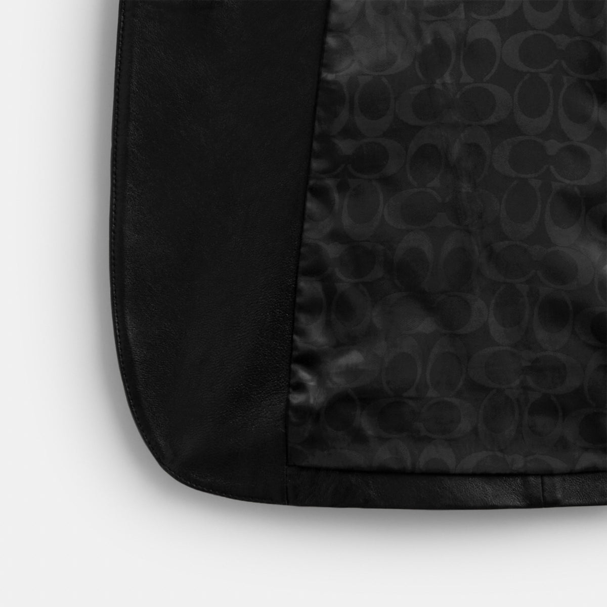 Coach Leather Blazer - Black (2)
