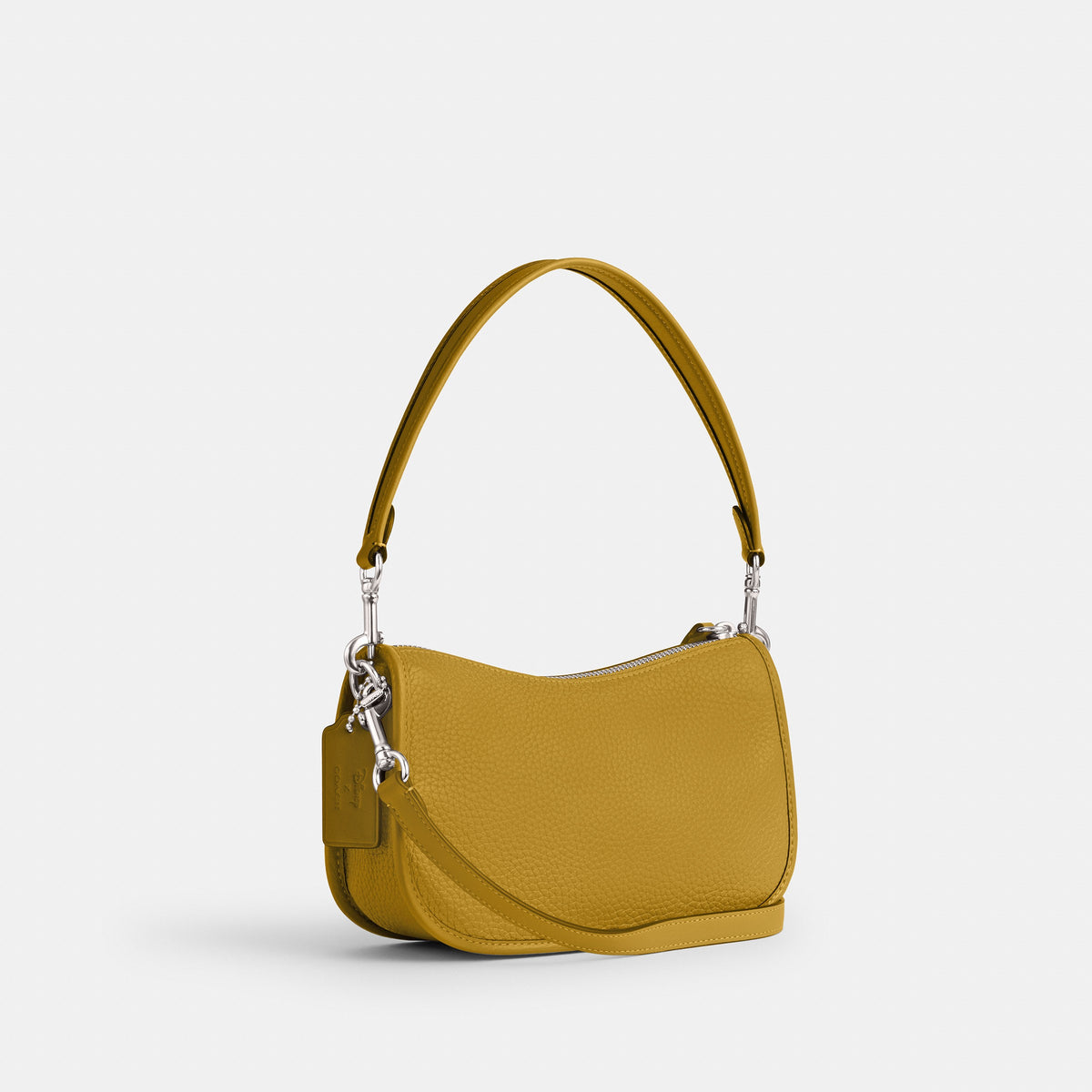 Coach Disney X Coach Swinger Bag In Regenerative Leather With Mickey Mouse And Friends - Silver/Flax Multi (2)