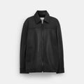 Coach Oversized Leather Jacket - Black (Women's)