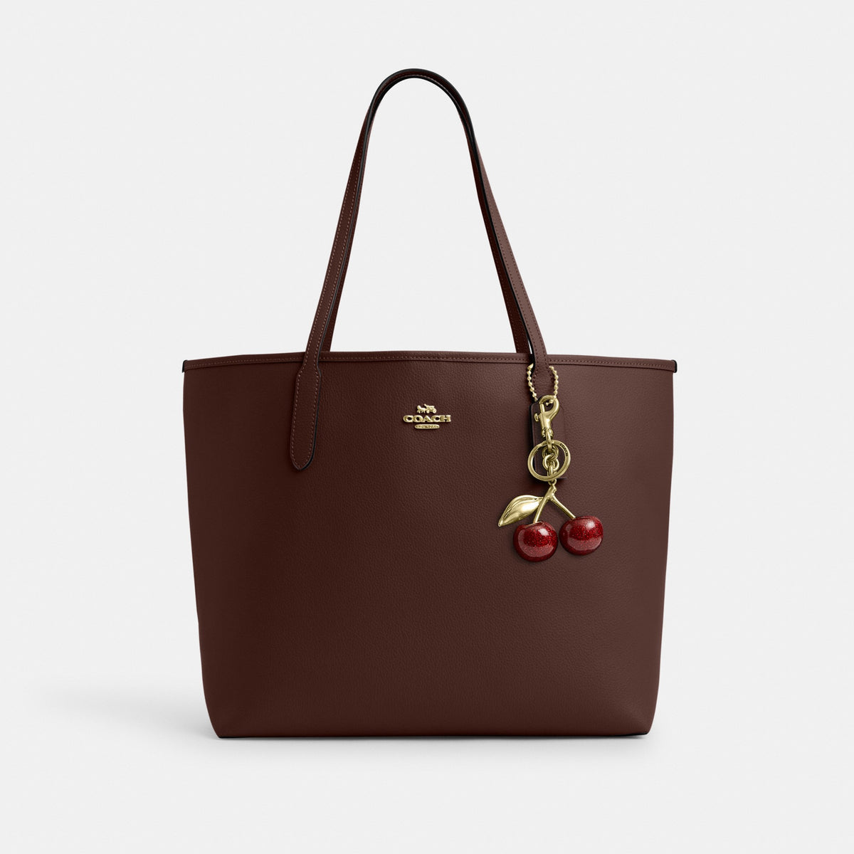 Coach City Tote Bag - Gold/Maple (Women's)
