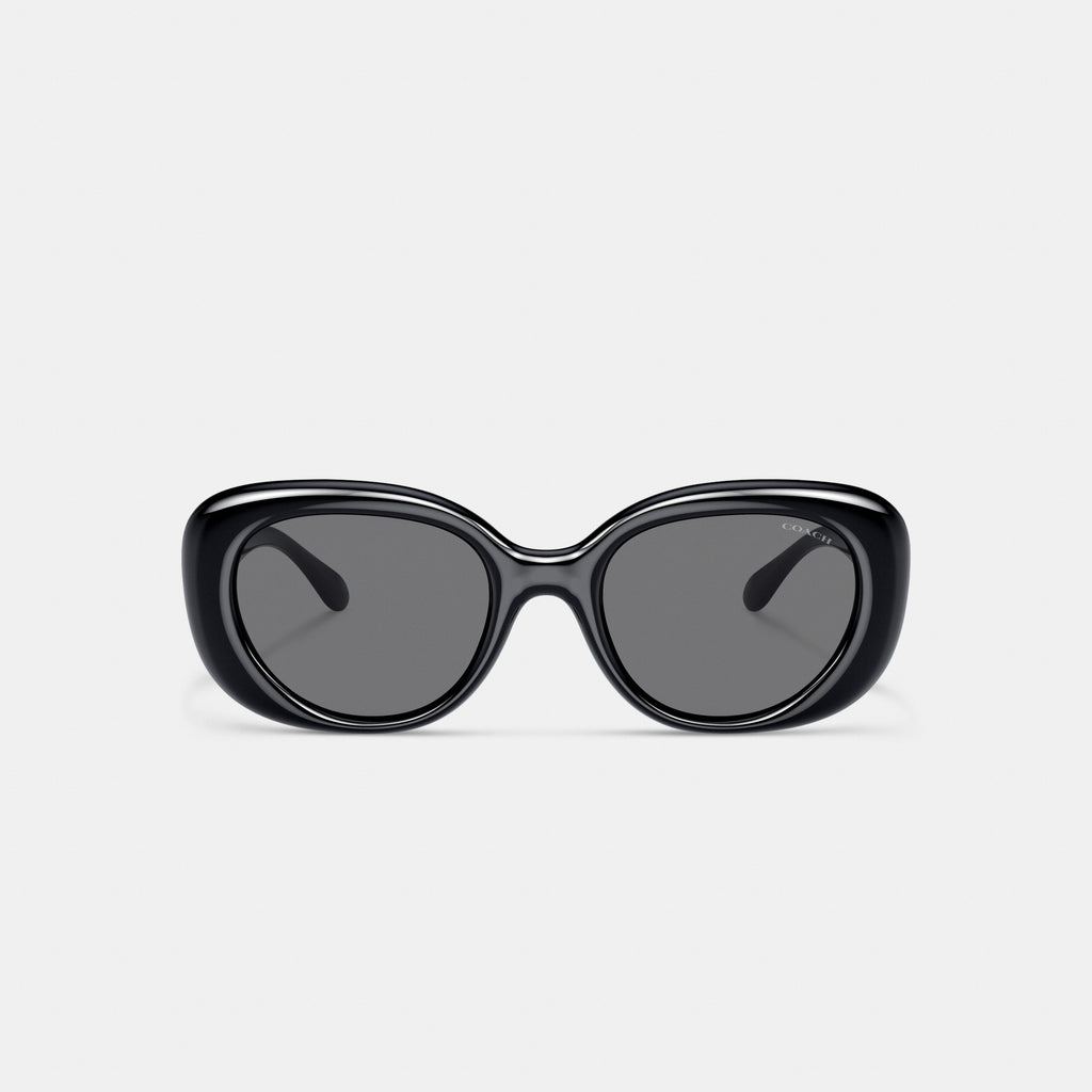 Coach C Hardware Round Sunglasses - Black (2)
