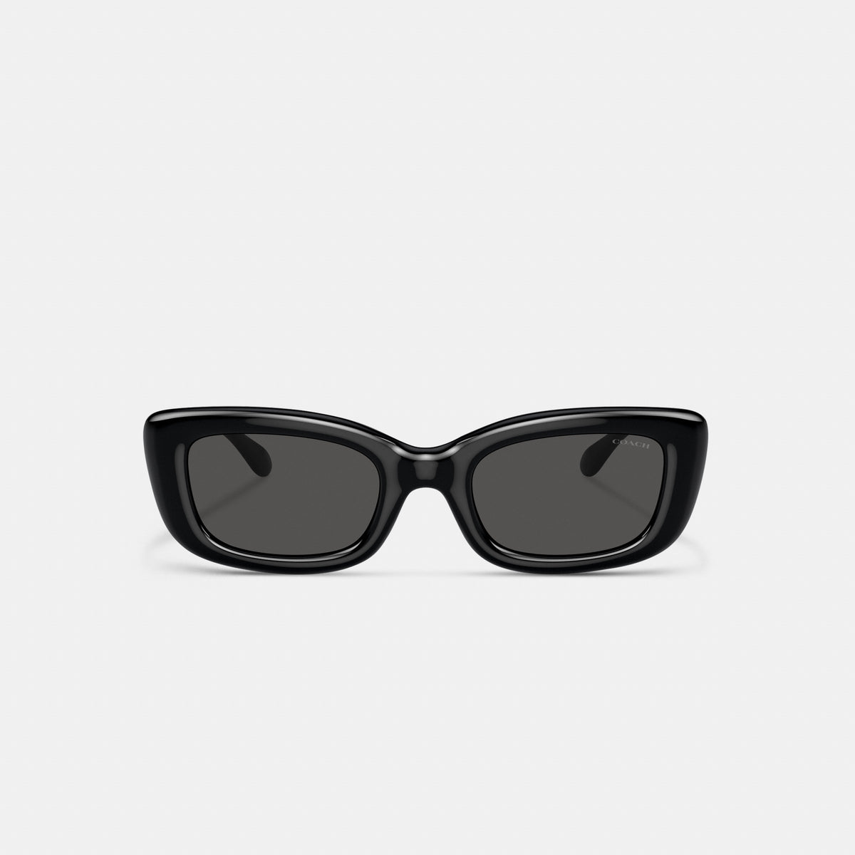 Coach C Hardware Narrow Rectangle Sunglasses - Black (2)