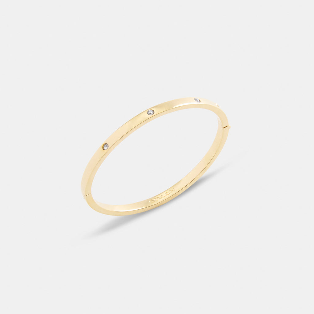 Coach Essential Hinged Bangle - Gold (Women's)