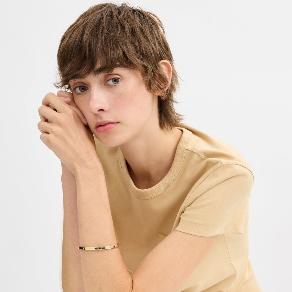 Coach Essential Hinged Bangle - Gold (Women's)