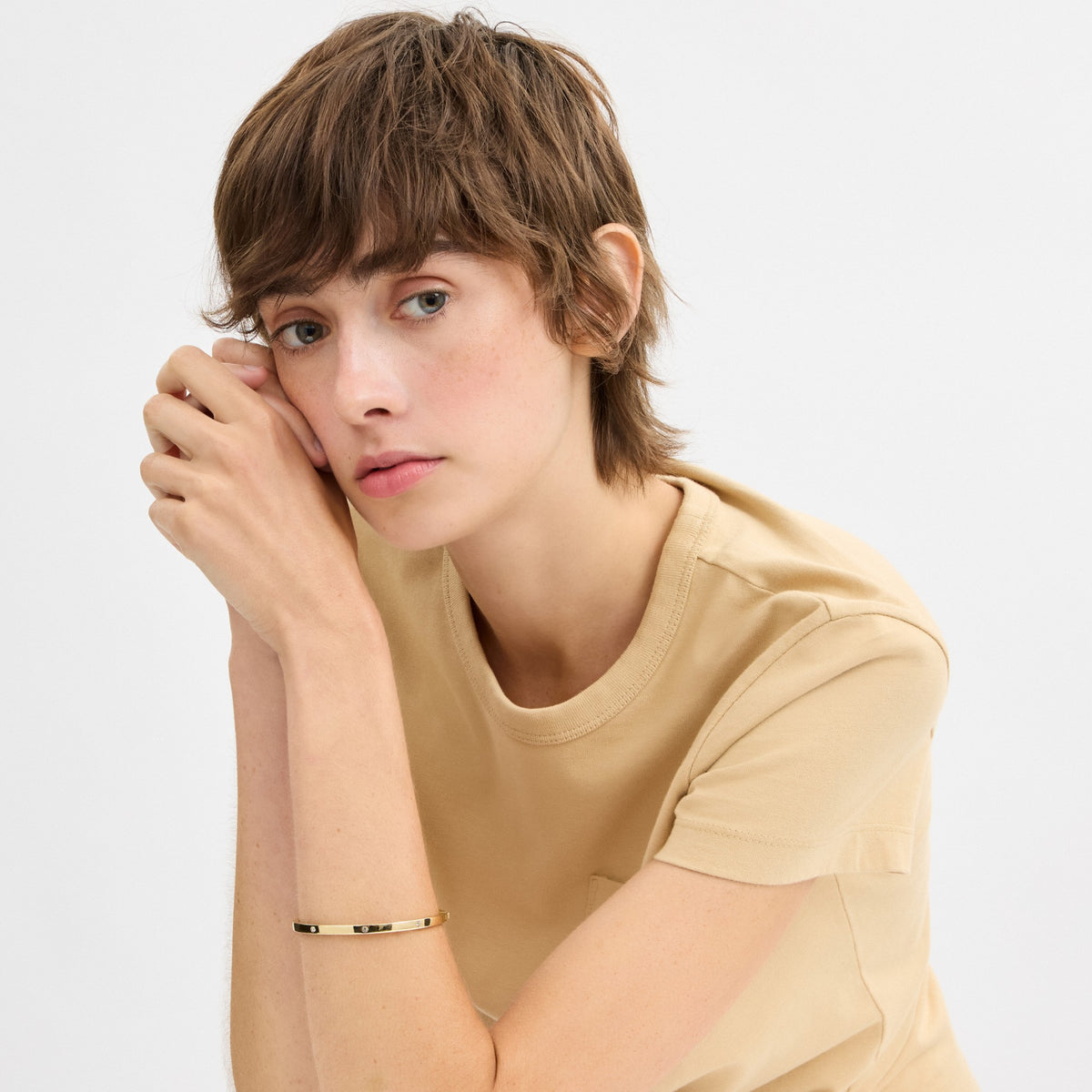 Coach Essential Hinged Bangle - Gold (Women's)