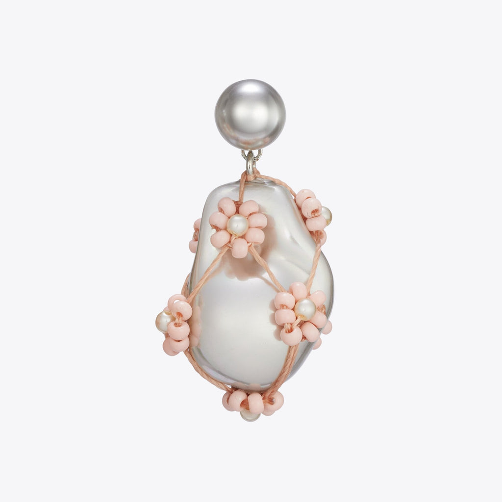 Tory Burch Curiosity Beaded Pearl Drop Earrings - Tory Gold / Pink - 2
