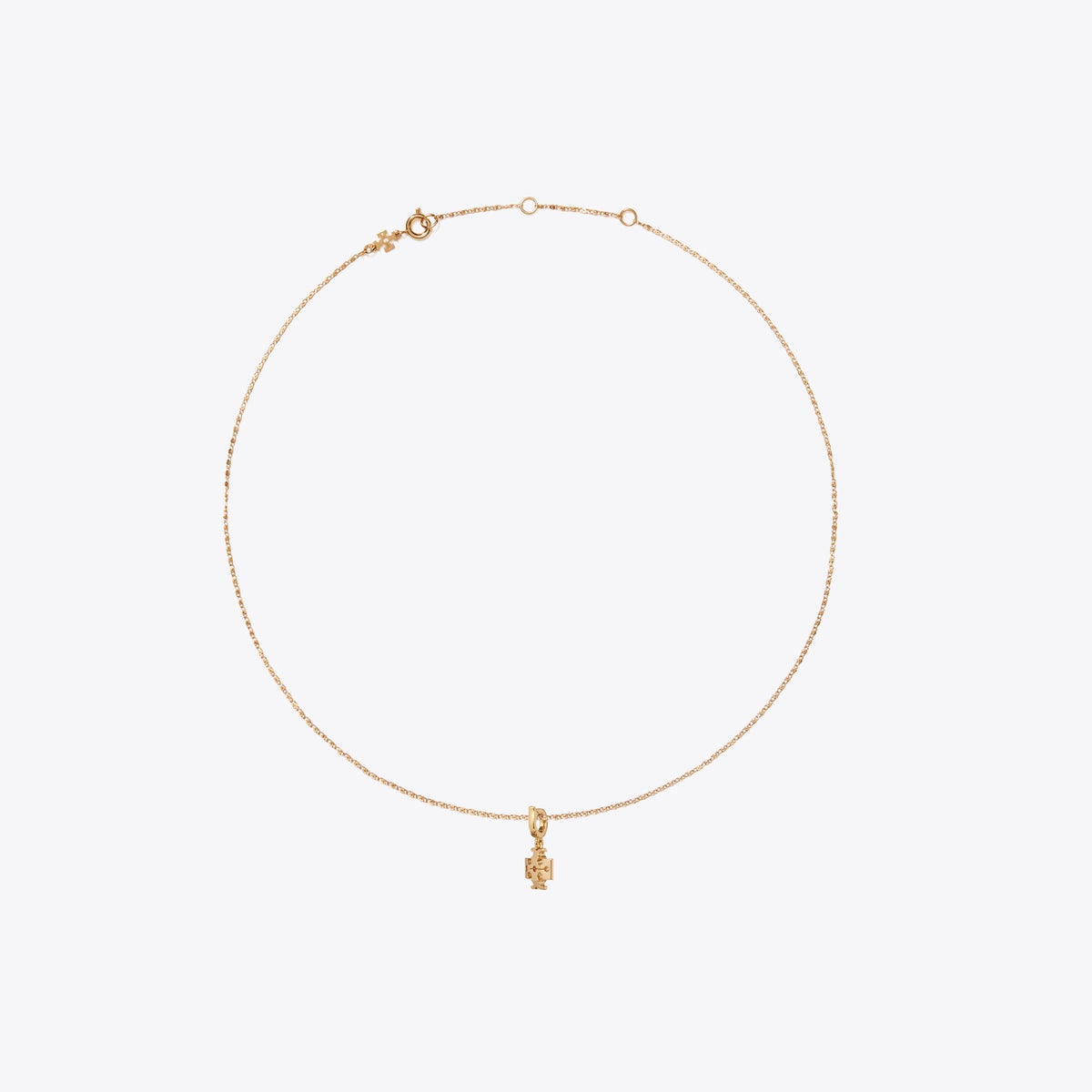 Tory Burch Curiosity Chain Necklace - Tory Gold / Cream