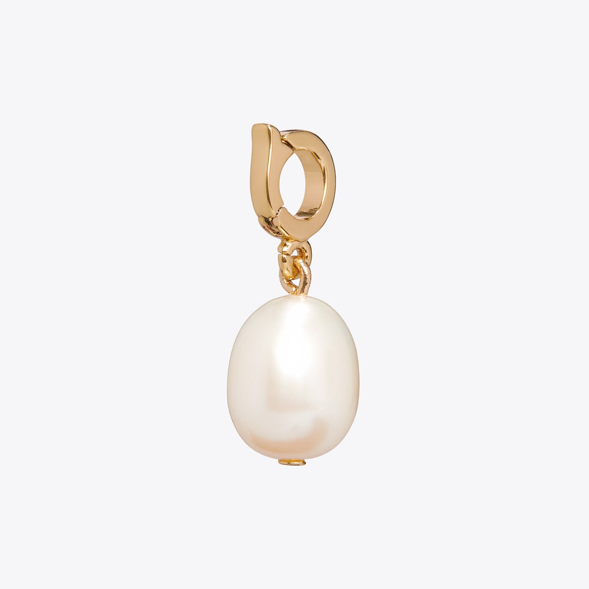 Tory Burch Curiosity Pearl Charm - Tory Gold / Cream