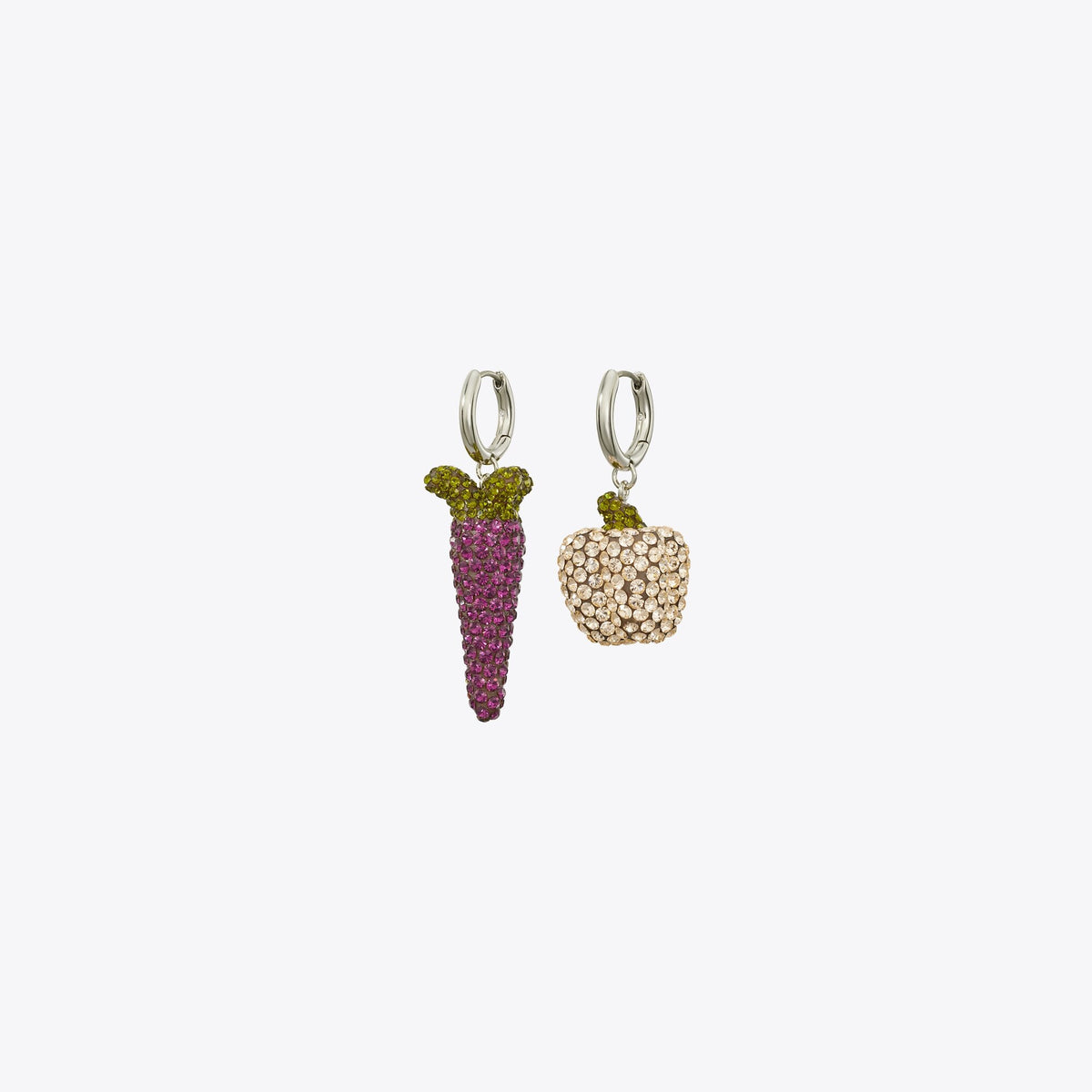 Tory Burch Curiosity Vegetable Earrings - Pink / Purple