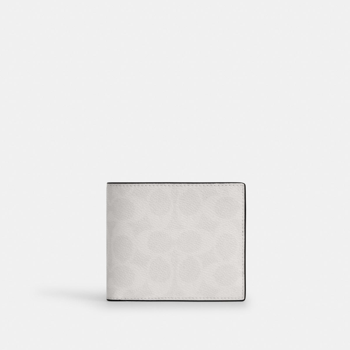 Coach 3-In-1 Wallet In Signature Canvas - Chalk & Black