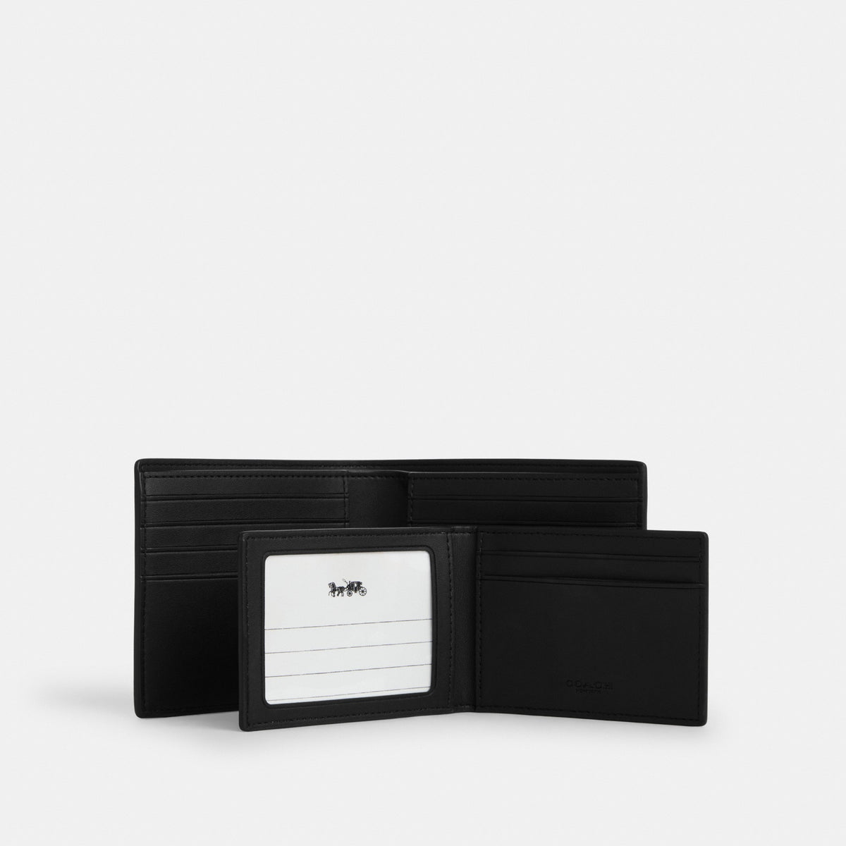 Coach 3-In-1 Wallet In Signature Canvas - Chalk & Black