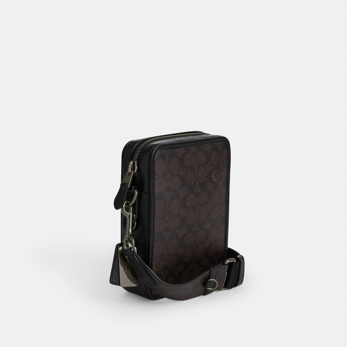 Coach Sullivan Crossbody In Signature Canvas - Gunmetal/Walnut/Black (2)
