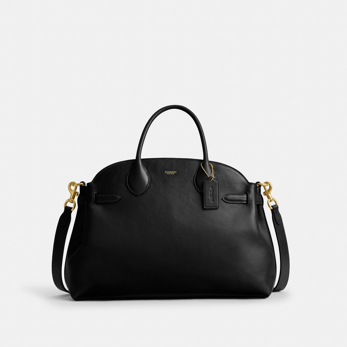 Coach Soft Empire Carryall Bag 40 - Brass/Black (Women's)