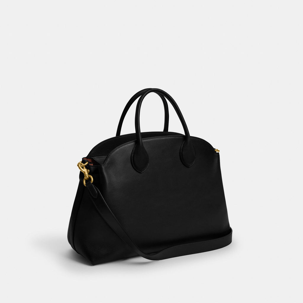 Coach Soft Empire Carryall Bag 40 - Brass/Black (Women's)