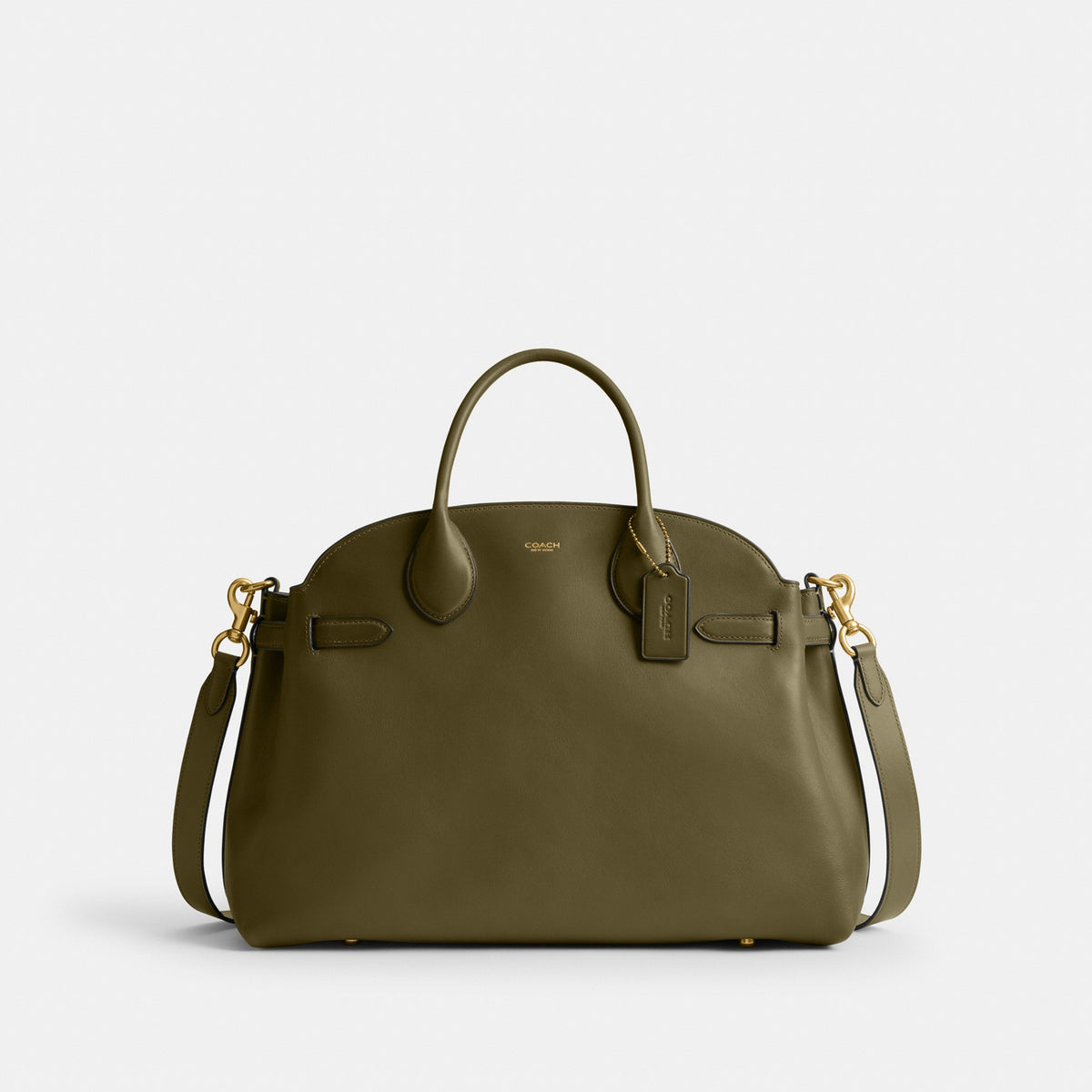 Coach Soft Empire Carryall Bag 40 - Brass/Olive (Women's)