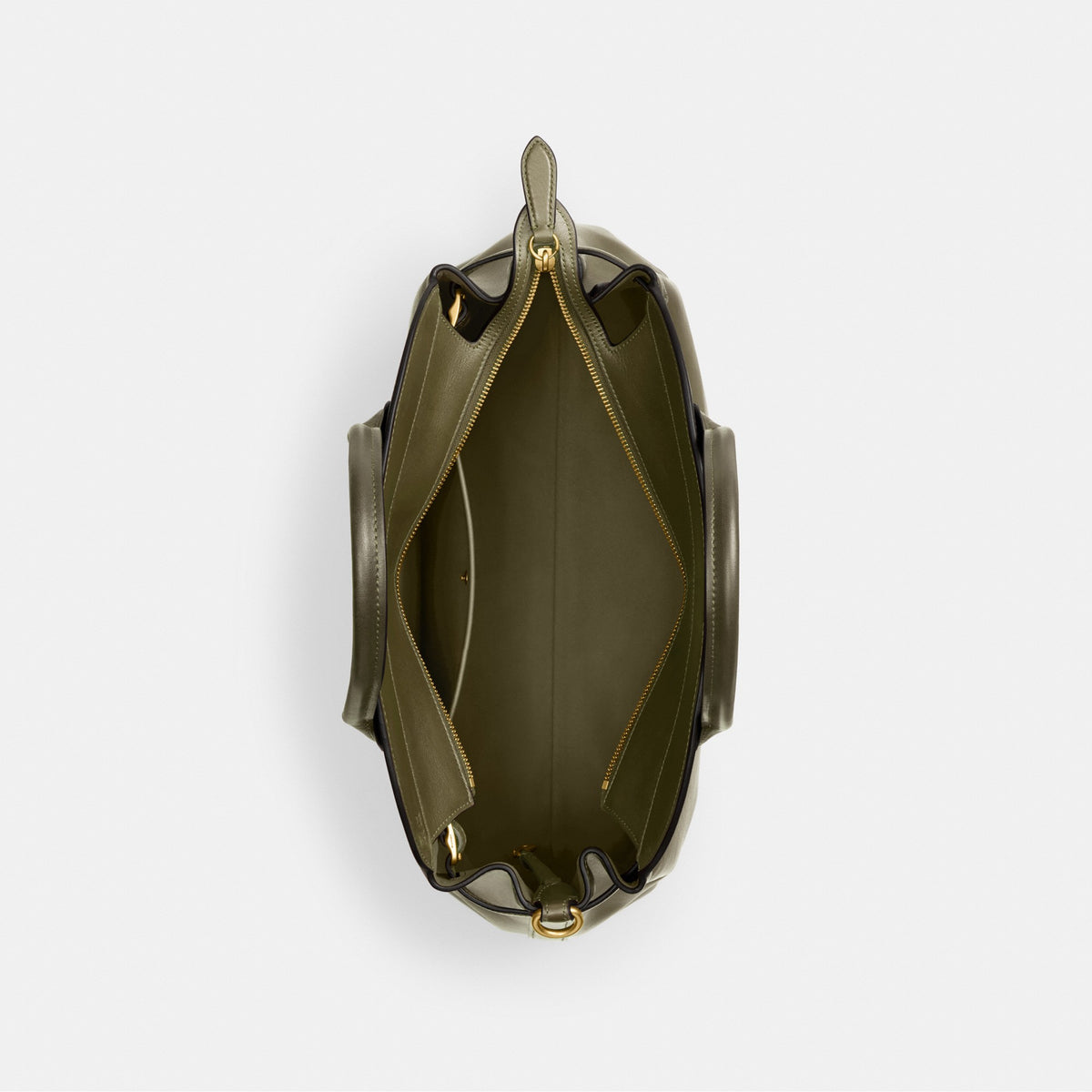 Coach Soft Empire Carryall Bag 40 - Brass/Olive (Women's)