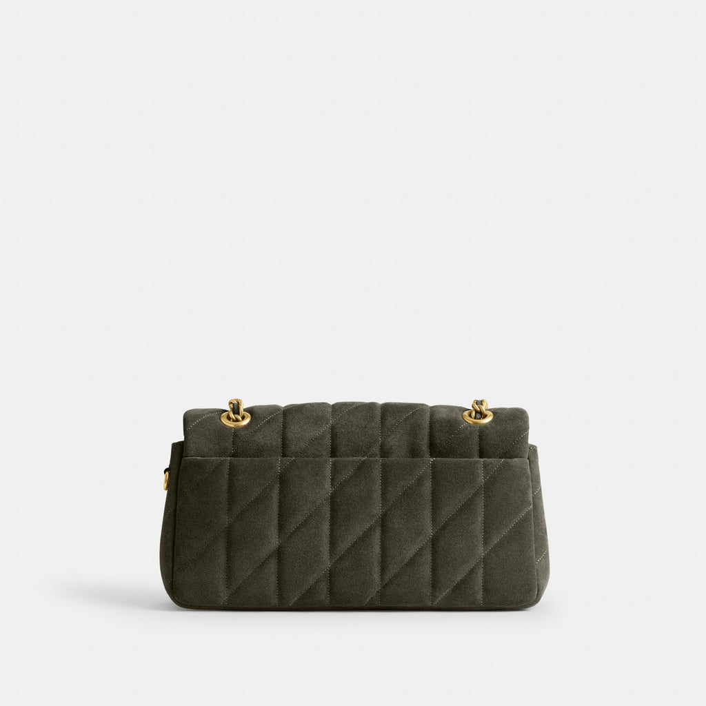 Coach Tabby Shoulder Bag 26 With Quilting - Brass/Olive (Women's)