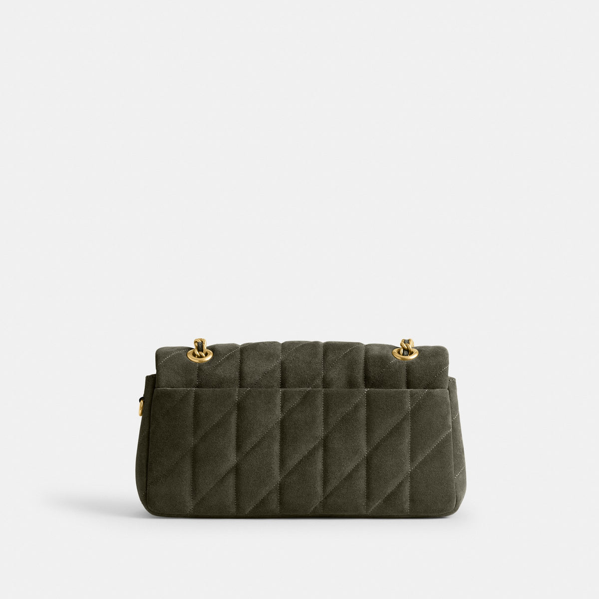Coach Tabby Shoulder Bag 26 With Quilting - Brass/Olive (Women's)