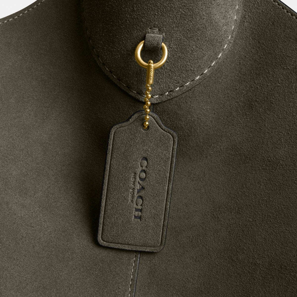 Coach Brooklyn Shoulder Bag 39 - Brass/Olive (Women's)