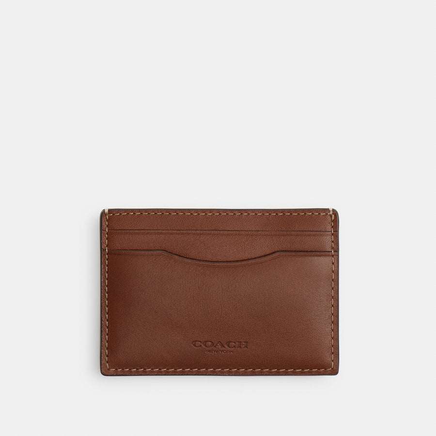 Coach Money Clip Card Case - Redwood (Men's)