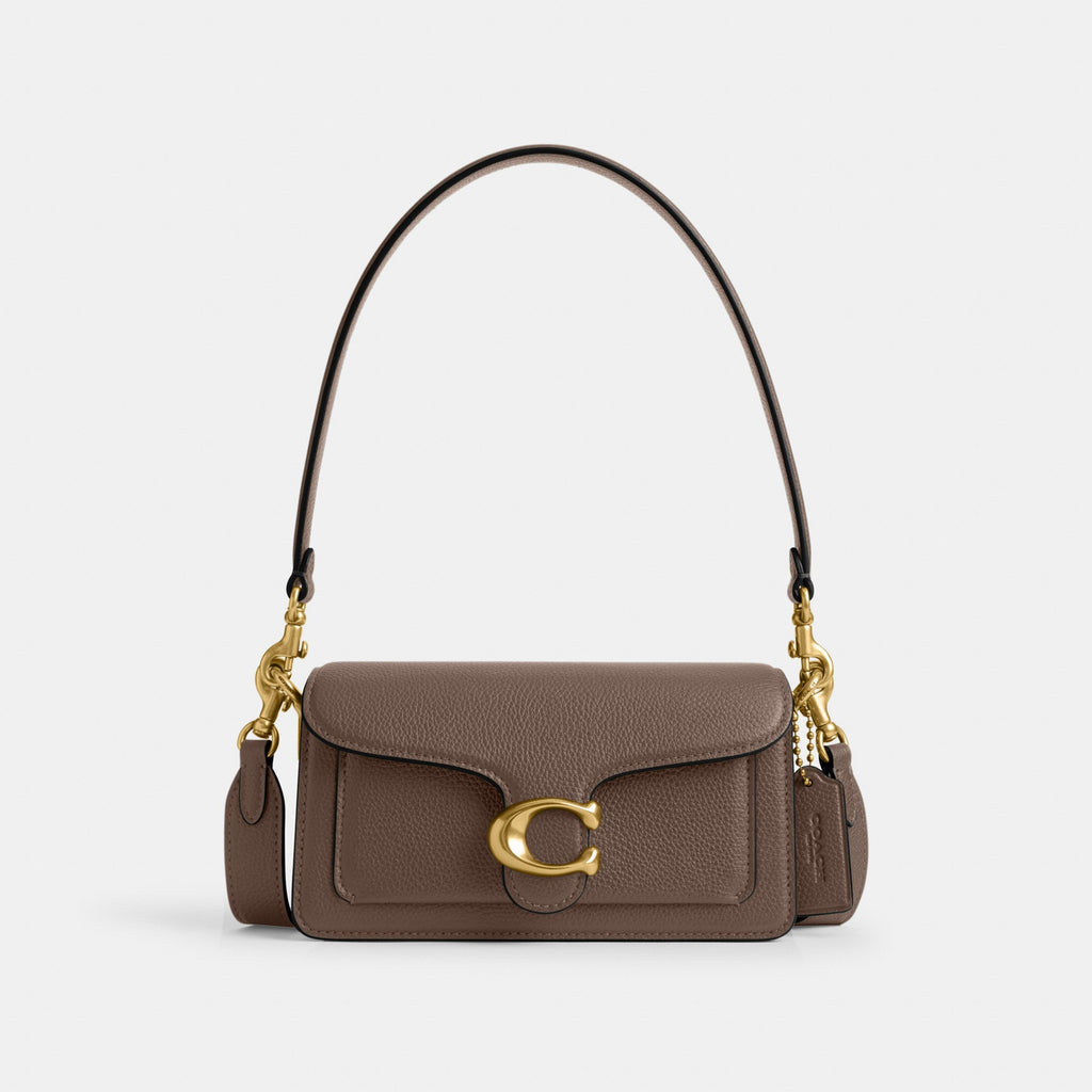 Coach Tabby Shoulder Bag 20 - Brass/Dark Stone (Women's)